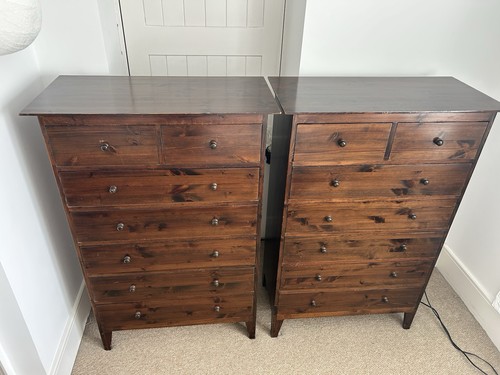 Chest drawers 2 bedside - of,
