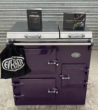 EVERHOT 90I INDUCTION ECO ALL ELECTRIC 13 AMP RANGE COOKER IN AUBERGINE