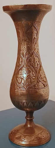 Indian engraved vintage brass - engraved,