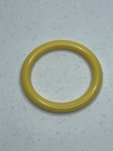 Bakelite bracelet yellow - bakelite,