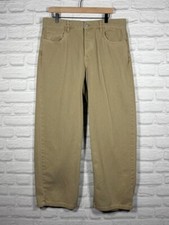 NWOT Topman Cotton Baggy Jeans in Khaki Sz 34 Inseam 32"