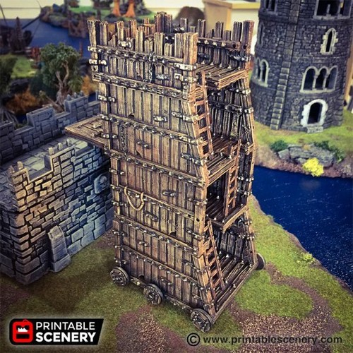 Siege tower medieval - tower, –