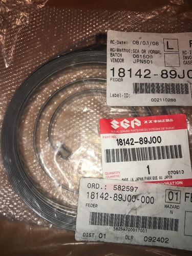 Recoil starter spring - ~, suzuki
