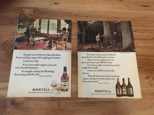 Martell cognac lot 2 - cognac-lot, of