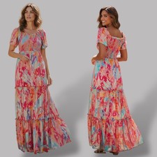 MONSOON Metallic Maxi Dress