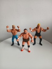WCW Galoob Wrestling Figures Lex Luger Arn Anderson Sting & Belt Accessory