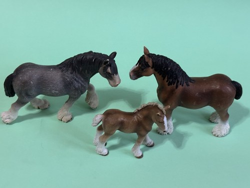 Schleich clydesdale horse - schleich,