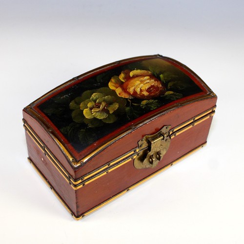 Antique hand painted folk art - hand,
