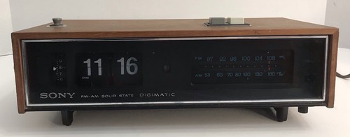 Sony flip clock - flip, digimatic