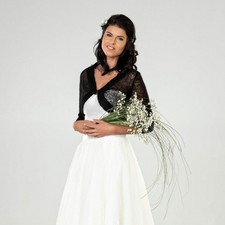 Black Bridal Wedding mohair