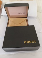 Genuine Original Gucci Black Watch Presentation Box Case Complete Set