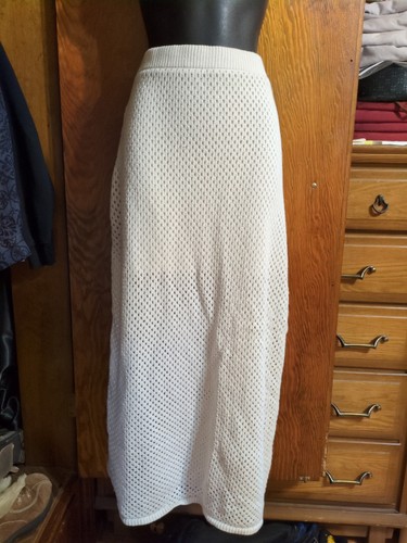 White mesh maxi - mesh, with