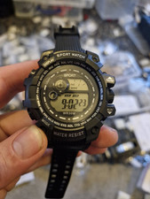 Chunky Sport Watch Black Water