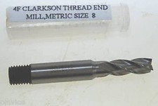 8MM HSS FOUR FLUTE ENDMILL MILLING CUTTER 