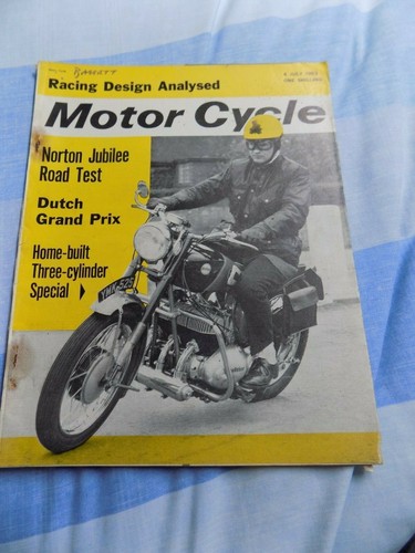 Motor cycle 1963 norton - motor, cycle/4,7,1963/norton