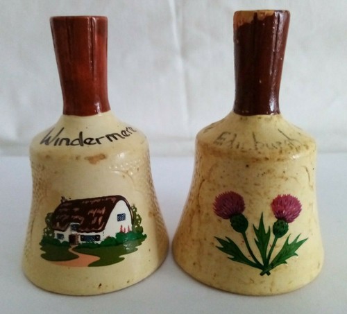 Manor ware hand bells - hand, x2
