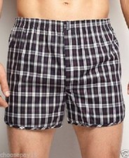12 Pairs Men Woven Boxer