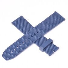 Breitling Superocean 280S Blue Rubber Mesh 22mm to 20mm Wide Watch Strap Band
