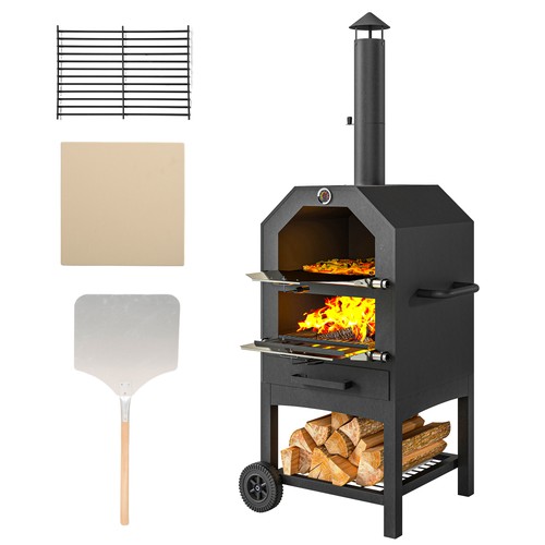 Outsunny outdoor pizza - pizza, oven