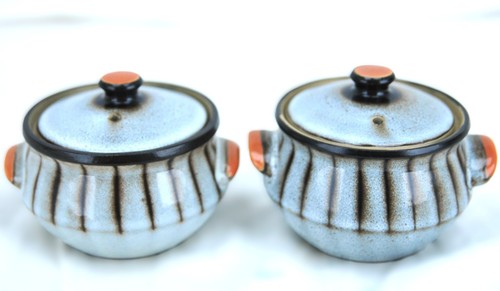 Pair denby studio pottery - pair,