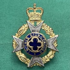 Royal Army Chaplains Department "Christian" ~ Genuine British Military Cap Badge