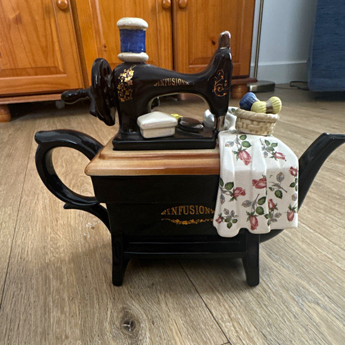 Ceramic glazed sewing machine - ceramic,