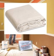 EXTRA HEAVY DUTY COTTON TWILL BOLTON TWILL DUST SHEET 12ft x 9ft PRO QUALITY 