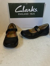 Clarks Unstructured Leather Shoes Size UK 3.5 EU 36 in Black