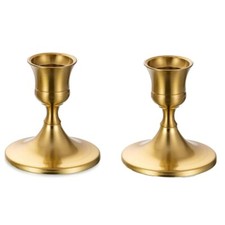 2PCS Metal Candlestick Holder