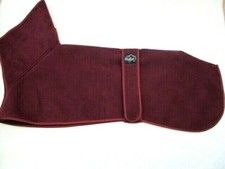 26" GREYHOUND COAT BURGUNDY