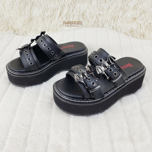 Demonia emily 100 black - black, 2"