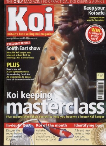 Koi magazine issue 75 - koi,