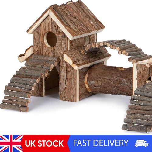 Wooden hamster playground - hamster,