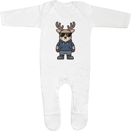 Grumpy deer wearing - deer,