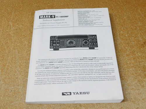 Yaesu transceiver mark - transceiver, mark-v