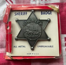 Charleston South Carolina Metal Sheriff Badge  Souvenir or Toy or fancy dress 