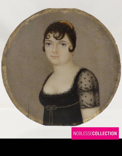 Fine antique french lady - french,
