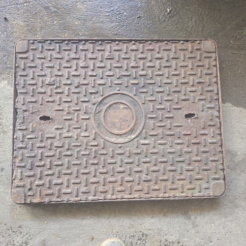 Cast iron manhole - iron, cover