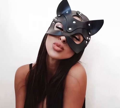 Adult role play cat - style, face
