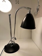 Gubi Bestlite BL1 Table Lamp - 16cm (chrome and black semi matt)