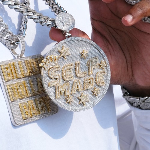 Oversized iced out self made - iced-out, self-made
