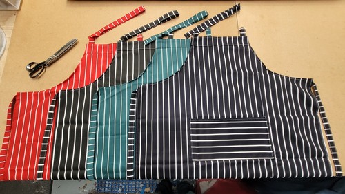 Large 100 cotton adult apron - large,