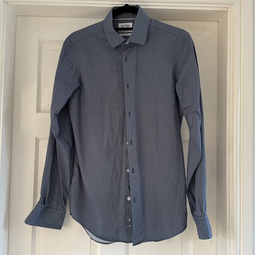 Lewin formal shirt - formal, navy