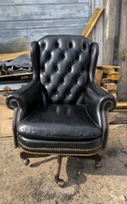 Hancock & Moore Black Leather Berwind Swivel Tilt Executive Chair.