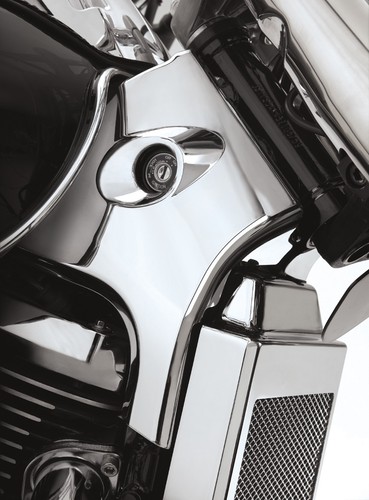 Chrome neck covers fits suzuki - neck,