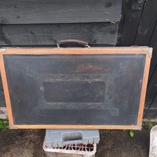 ANTIQUE WOODEN LEATHER  GUN