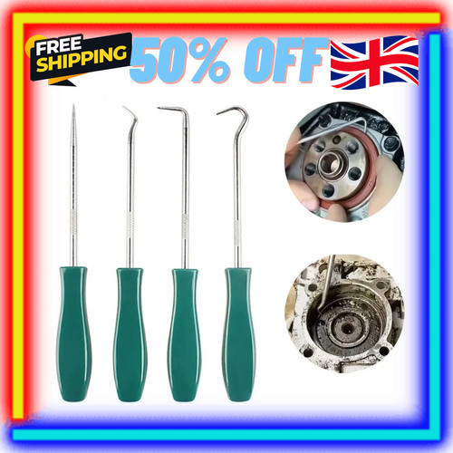 4pc pick and hook set - and, set–o-ring