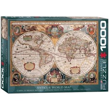 EG60001997 - Eurographics Puzzle 1000 Pc - Antique World Map