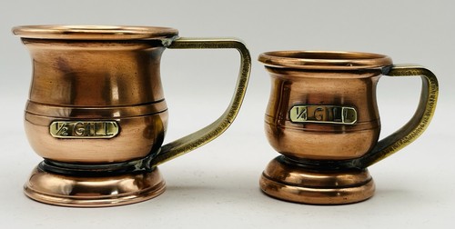 Pair antique copper brass - copper, &