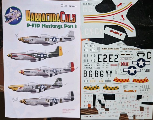 Barracuda cals p - 1/48, p-51d